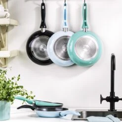 VitaVerde Expert Koekenpannenset Ø 24cm + Ø 28cm - Lichtblauw - Inductie - PFAS-vrij -PannenPunt Aanbiedingen Winkel 1200x1200 486