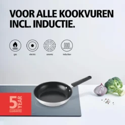 BRABANTIA ENJOYMENT Koekenpan - Keramische Antiaanbaklaag - Ø 24 Cm - Inductie - Pfas Vrij -PannenPunt Aanbiedingen Winkel 1200x1200 544