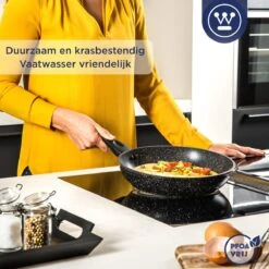 Westinghouse Koekenpan - Ø 30 Cm - Zwart Marmer - Geschikt Voor Alle Warmtebronnen Inclusief Inductie 12 Westinghouse Koekenpan - Ø 30 Cm - Zwart Marmer - Geschikt Voor Alle Warmtebronnen Inclusief Inductie -PannenPunt Aanbiedingen Winkel 1200x1200 627