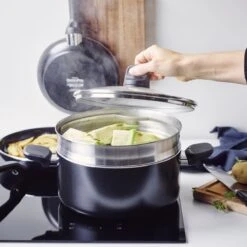 GreenPan Memphis Pannenset - 20-delig - Zwart - Inductie - PFAS-vrij 13 GreenPan Memphis Pannenset - 20-delig - Zwart - Inductie - PFAS-vrij -PannenPunt Aanbiedingen Winkel 1200x1200 63