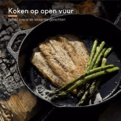 Ocina Gietijzeren Pan – Set Van 3 Stuks – ø25cm, ø19.5cm En ø16cm - Skillet - Koekenpan – Hapjespan – Koekenpan Inductie – Koekenpannenset - Gietijzeren Pan Bbq - Gietijzer - Incl. Receptenboek -PannenPunt Aanbiedingen Winkel 1200x1200 801