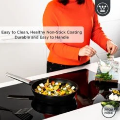 Westinghouse Performance Series - Koekenpan Inductie 28cm - Zwart - Geschikt Voor Alle Warmtebronnen Inclusief Inductie En Ovenbestendig -PannenPunt Aanbiedingen Winkel 1200x1200 884