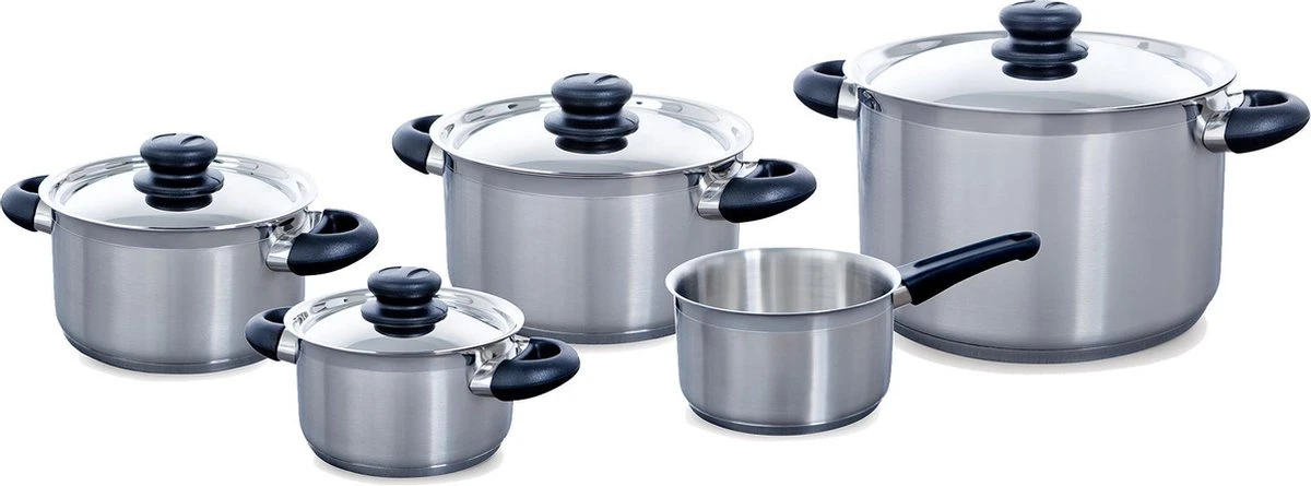 BK Karaat+ Pannenset - 5-delig - RVS – Geschikt Voor Alle Warmtebronnen 17 BK Karaat+ Pannenset - 5-delig - RVS – Geschikt Voor Alle Warmtebronnen - Afbeelding 17