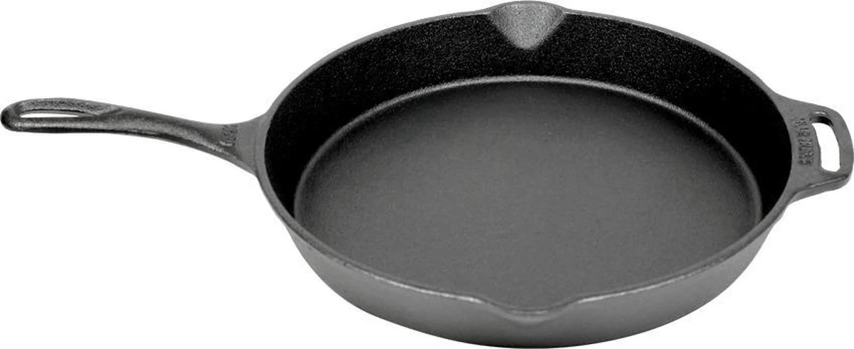 Valhal Outdoor Skillet / Koekenpan Met Steel - Gietijzer, Diameter 30cm - VH30 1 Valhal Outdoor Skillet / Koekenpan Met Steel - Gietijzer, Diameter 30cm - VH30