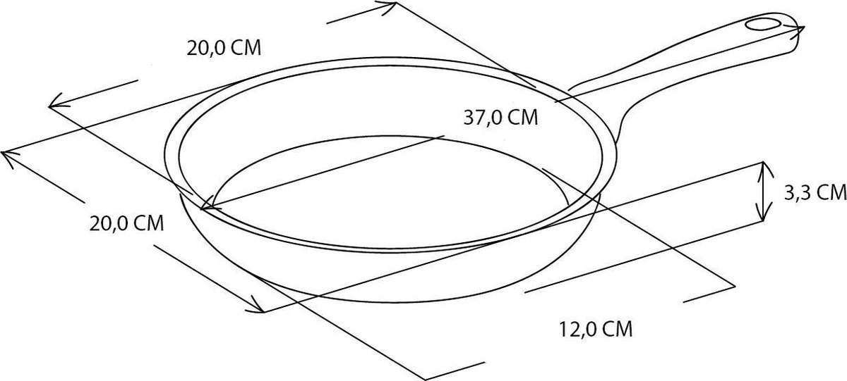 DeBuyer Mineral B Element Koekenpan - Ø 20 Cm 3 DeBuyer Mineral B Element Koekenpan - Ø 20 Cm - Afbeelding 3