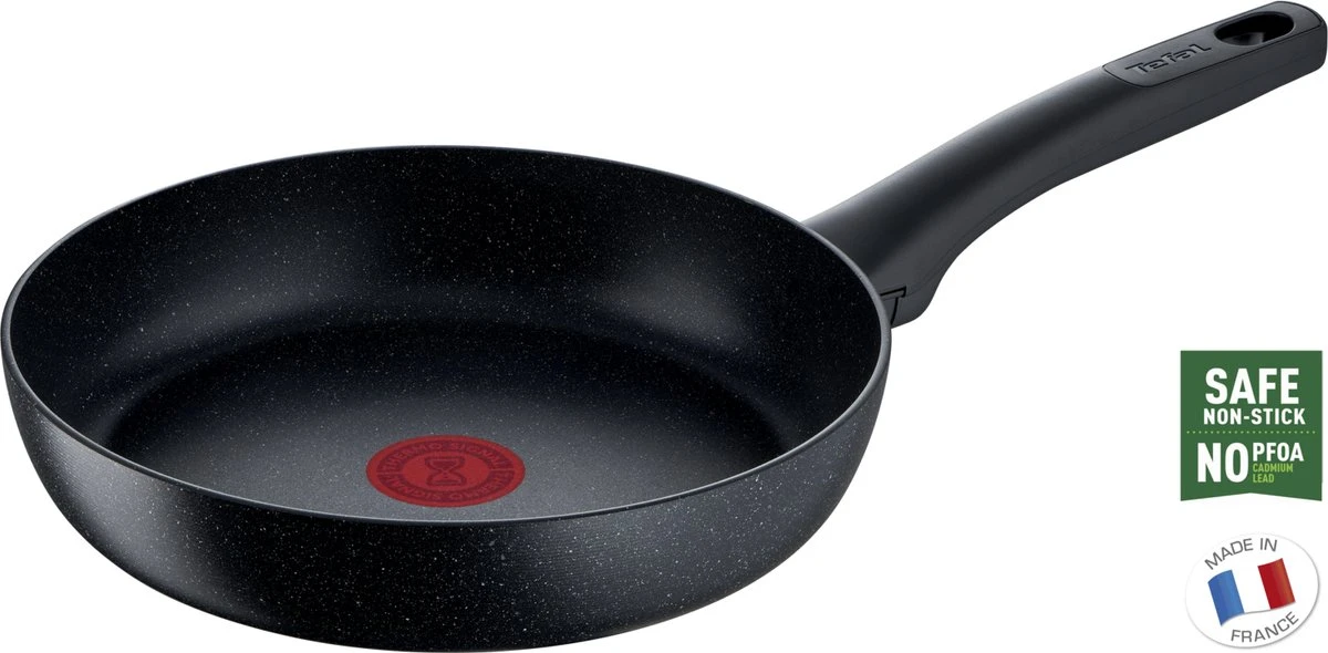 Tefal Black Stone Koekenpan - Ø 28 Cm 4 Tefal Black Stone Koekenpan - Ø 28 Cm - Afbeelding 4