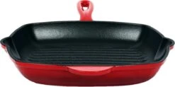 Cdealsz® Grillpan Gietijzer - Inductie - Rood - 28 Cm -PannenPunt Aanbiedingen Winkel 1200x597 8