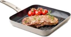 GreenPan Cambridge Inductie Grillpan - Ø 28 Cm - PFAS-vrij - Brons -PannenPunt Aanbiedingen Winkel 1200x622 3