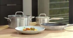 Tefal Virtuoso Pannenset 5 Delig - Hoge Kookpan Ø 22 Cm + Steelpan Ø 16 Cm + Kookpannen Ø 18/20/24 Cm -PannenPunt Aanbiedingen Winkel 1200x634