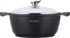 Royalty Line - Marble Soep/braadpan - Met Glazen Deksel Zwart - 24 CM. RL-BS24ML 29 Royalty Line - Marble Soep/braadpan - Met Glazen Deksel Zwart - 24 CM. RL-BS24ML -PannenPunt Aanbiedingen Winkel 1200x644 2