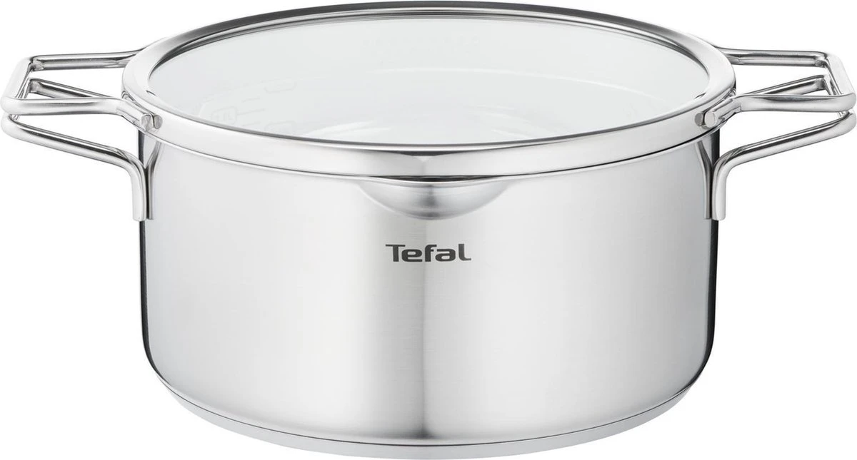 Tefal Nordica Kookpan - Ø 20 Cm - 2 Tefal Nordica Kookpan - Ø 20 Cm - - Afbeelding 2