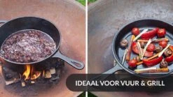 Chefarone Gietijzeren Pan - 2-in-1 Braadpan Inclusief Deksel - Geschikt Voor Alle Warmtebronnen -PannenPunt Aanbiedingen Winkel 1200x675 34