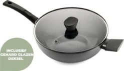 ISENVI Avon Keramische Wok Met Deksel 36 CM - Ergo Greep 8 ISENVI Avon Keramische Wok Met Deksel 36 CM - Ergo Greep -PannenPunt Aanbiedingen Winkel 1200x692