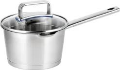 Sola Pannenset Diamond - 4 Delig - Ø 16,16,18,20 Cm - Zilver - RVS - Sandwichbodem -PannenPunt Aanbiedingen Winkel 1200x701 1