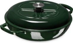 Navaris Gietijzeren Stoofpan Met Deksel- 3,5 Liter Gietijzeren Ovenschaal Van Email - Geschikt Voor Alle Warmtebronnen - Groen 10 Navaris Gietijzeren Stoofpan Met Deksel- 3,5 Liter Gietijzeren Ovenschaal Van Email - Geschikt Voor Alle Warmtebronnen - Groen -PannenPunt Aanbiedingen Winkel 1200x716 3