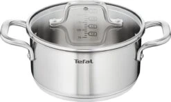 Tefal Virtuoso Pannenset 5 Delig - Hoge Kookpan Ø 22 Cm + Steelpan Ø 16 Cm + Kookpannen Ø 18/20/24 Cm -PannenPunt Aanbiedingen Winkel 1200x721 2