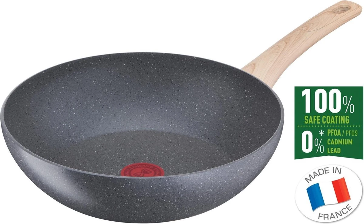 Tefal Natural Force Wokpan - Ø 28 Cm 3 Tefal Natural Force Wokpan - Ø 28 Cm - Afbeelding 3