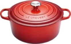 Le Creuset Gietijzeren Braadpan - 26cm 5,3 L - Kersenrood -PannenPunt Aanbiedingen Winkel 1200x751 3