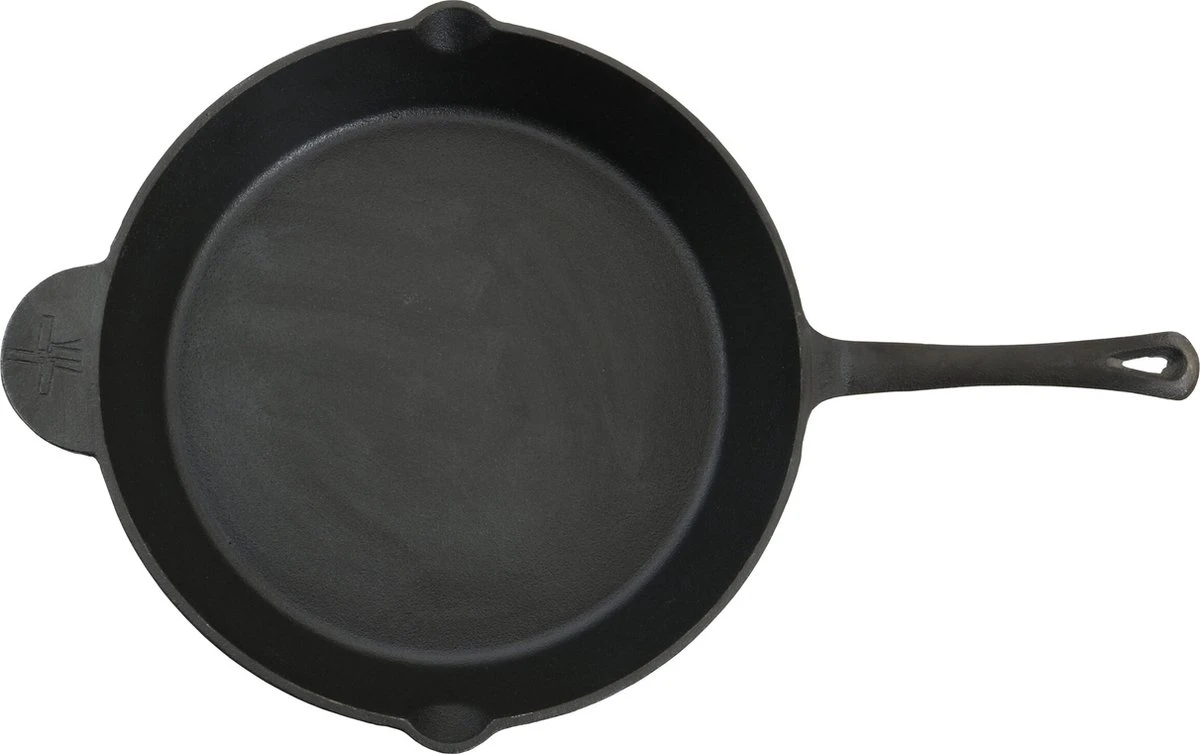 The Windmill Koekenpan Skillet Extra - 31,5 Cm - Gietijzer Zwart 17 The Windmill Koekenpan Skillet Extra - 31,5 Cm - Gietijzer Zwart - Afbeelding 17