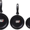 Löwenthal Hoogwaardige Koekenpan Set - 3 Stuks - PFOA Vrije Anti-aanbaklaag - Zwart