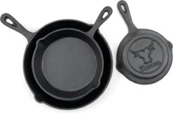 Gietijzeren Pannenset - Cast Iron Skillets - BBQ Skilletset -PannenPunt Aanbiedingen Winkel 1200x786