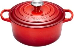 Le Creuset Gietijzeren Braadpan - 26cm 5,3 L - Kersenrood -PannenPunt Aanbiedingen Winkel 1200x792 2