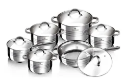 Blaumann 12-delige Roestvrijstalen Pannenset -PannenPunt Aanbiedingen Winkel 1200x800 2