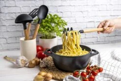 Smile 10-Delige Pannenset - Anti Aanbaklaag - Vaatwasser Bestendig - Zwart - MGK-17 -PannenPunt Aanbiedingen Winkel 1200x800 254