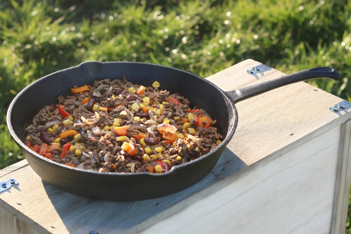 The Windmill Koekenpan Skillet Extra - 31,5 Cm - Gietijzer Zwart 7 The Windmill Koekenpan Skillet Extra - 31,5 Cm - Gietijzer Zwart - Afbeelding 7