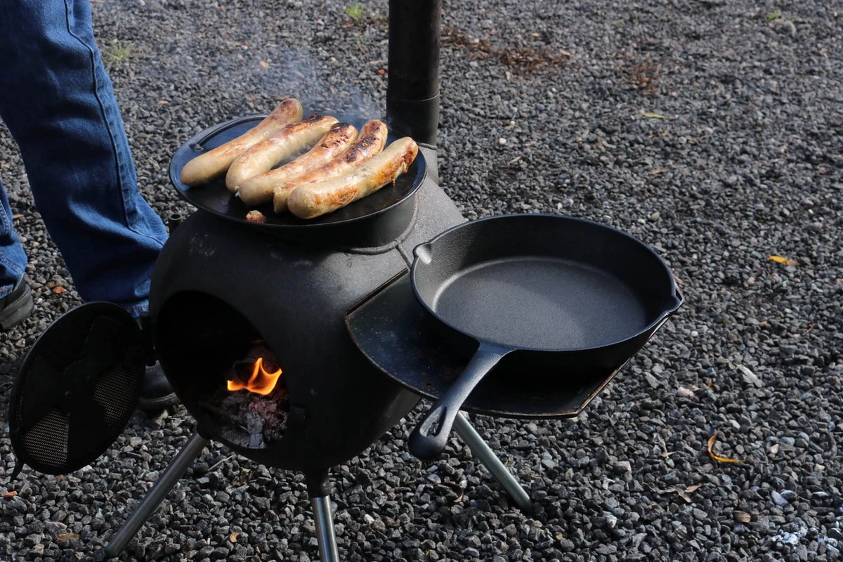 The Windmill Koekenpan Skillet Extra - 31,5 Cm - Gietijzer Zwart 15 The Windmill Koekenpan Skillet Extra - 31,5 Cm - Gietijzer Zwart - Afbeelding 15