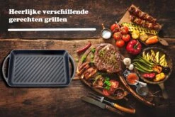 Kicinn Grillplaat - Gietijzer - Geëmailleerd - Incl. Accessoires - Ø 33 X 21.8 Cm (LxB) -PannenPunt Aanbiedingen Winkel 1200x801 16