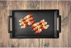 Eurolux Teppanyaki Plaat Met Grepen - 41 X 24 X 2.5 Cm - Zwart - Aluminium - Geschikt Voor Alle Warmtebronnen -PannenPunt Aanbiedingen Winkel 1200x809 2