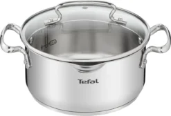 Tefal Duetto+ Pannenset -10 Delig- 5 Pannen - Kookpannenset - Zilver - Afdruipdeksels 17 Tefal Duetto+ Pannenset -10 Delig- 5 Pannen - Kookpannenset - Zilver - Afdruipdeksels -PannenPunt Aanbiedingen Winkel 1200x816