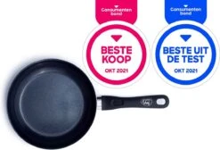 GreenChef Diamond Koekenpannenset Ø 20cm + Ø 28cm - Zwart - Inductie - PFAS-vrij 17 GreenChef Diamond Koekenpannenset Ø 20cm + Ø 28cm - Zwart - Inductie - PFAS-vrij -PannenPunt Aanbiedingen Winkel 1200x816 4