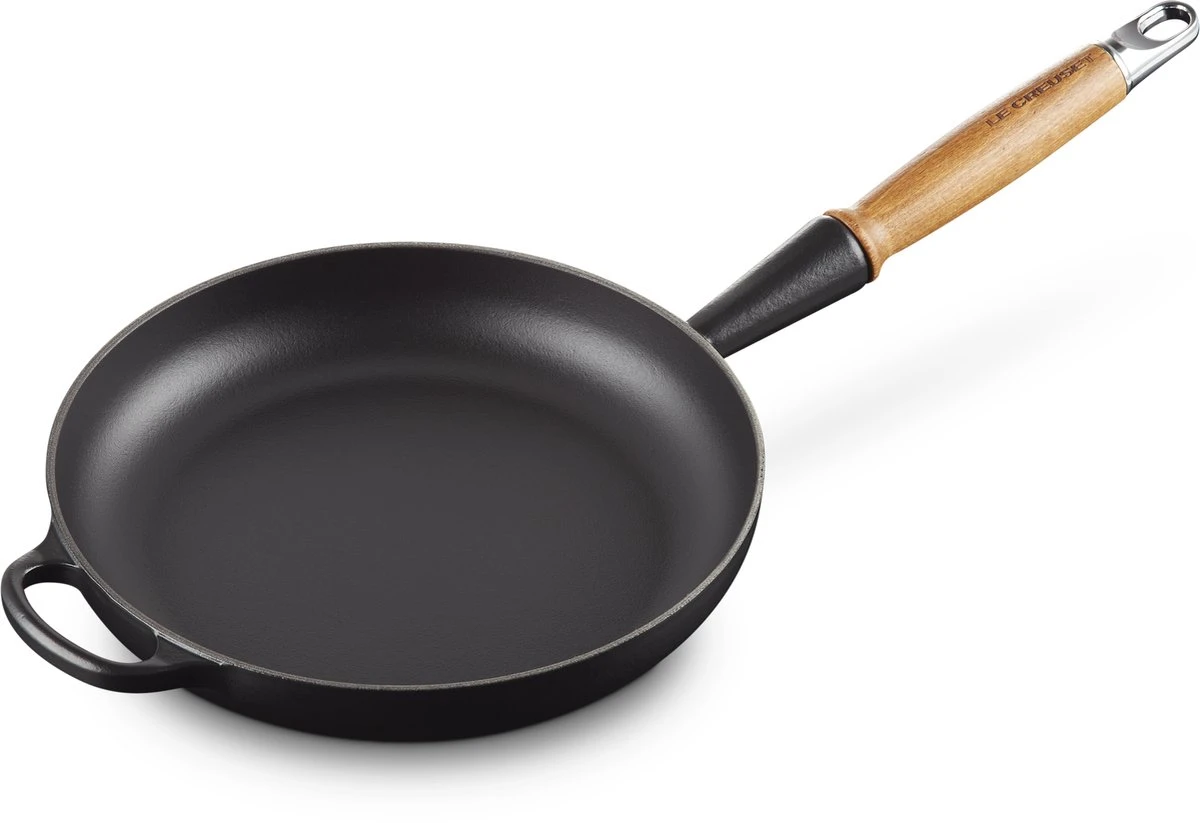 Le Creuset Koekenpan Signature Mat Zwart - ø 28 Cm / 2.6 Liter - Geëmailleerde Anti-aanbaklaag 7 Le Creuset Koekenpan Signature Mat Zwart - ø 28 Cm / 2.6 Liter - Geëmailleerde Anti-aanbaklaag - Afbeelding 7