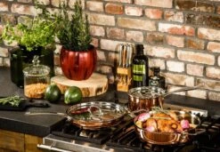 Koekenpan Ø26cm Met Deksel - Inductie - Koper - DUCQ -PannenPunt Aanbiedingen Winkel 1200x832 1