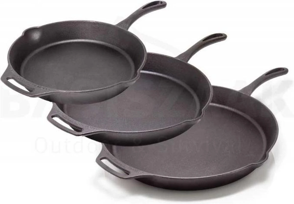 Petromax Fp30-t, Skillet, 28 Cm, Pan Met Steel, Gietijzer, Zwart 8 Petromax Fp30-t, Skillet, 28 Cm, Pan Met Steel, Gietijzer, Zwart - Afbeelding 8