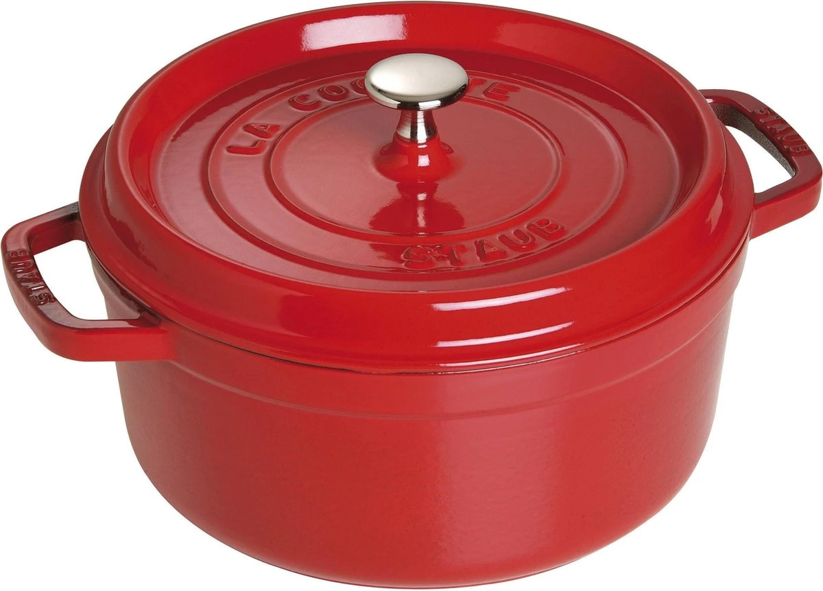 Staub - Ronde Cocotte 24 Cm - Kers 5 Staub - Ronde Cocotte 24 Cm - Kers - Afbeelding 5