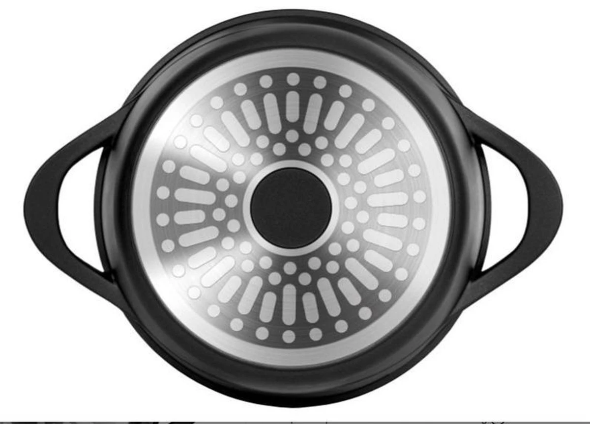 Smile 10-delige Pannenset - Type MGK-12 - Zwart 5 Smile 10-delige Pannenset - Type MGK-12 - Zwart - Afbeelding 5