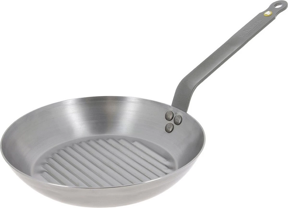 DeBuyer Mineral B Element Grillpan - Ø 32 Cm 1 DeBuyer Mineral B Element Grillpan - Ø 32 Cm