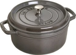 Staub Cocotte - Rond - 24 Cm - Grafietgrijs -PannenPunt Aanbiedingen Winkel 1200x865 7