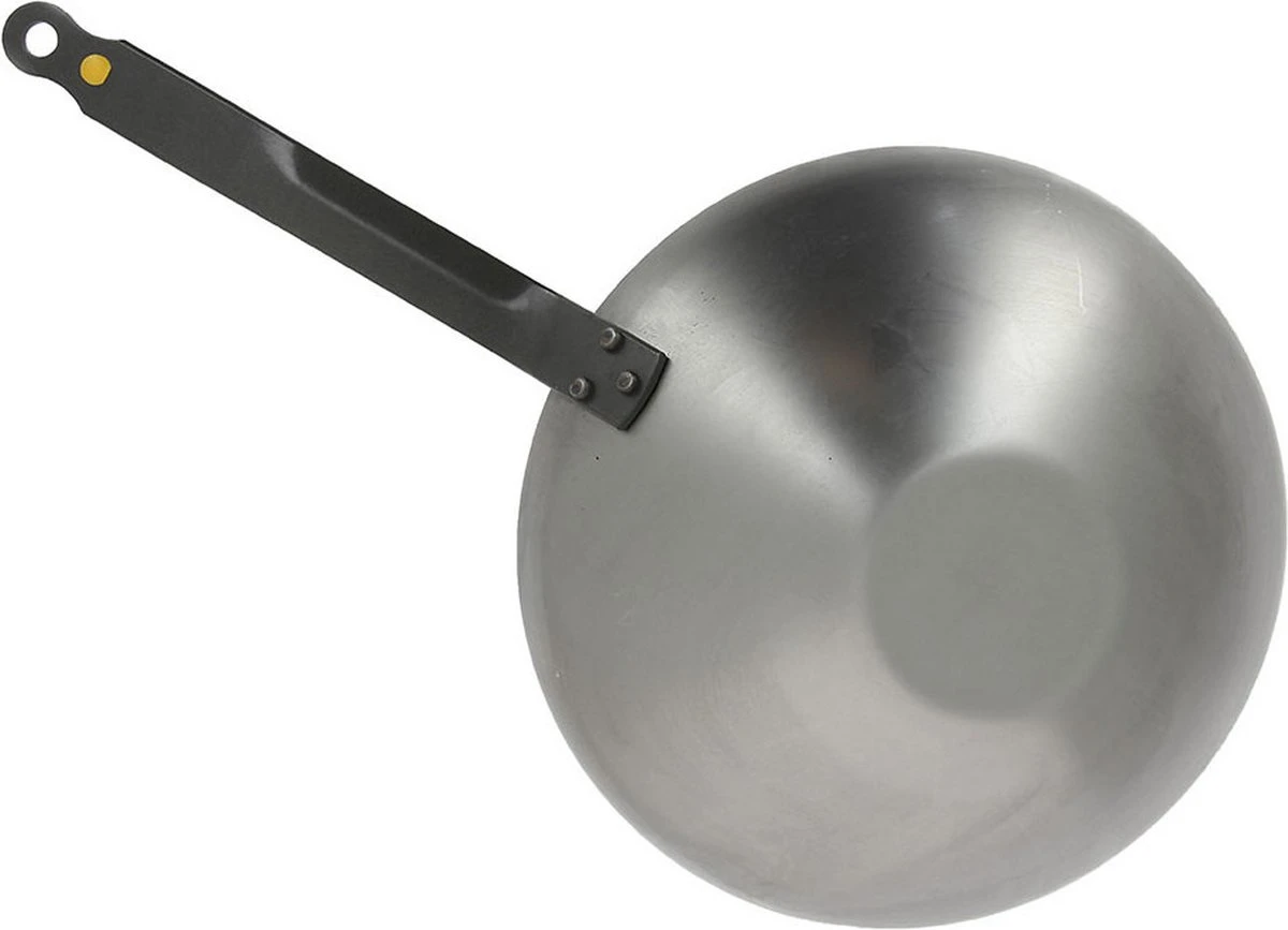 DeBuyer - Mineral B Wok 28cm - Staal 2 DeBuyer - Mineral B Wok 28cm - Staal - Afbeelding 2