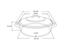 BK Fortalit Braadpan Ø 24 Cm / 2,5L - Emaille - Inductie 13 BK Fortalit Braadpan Ø 24 Cm / 2,5L - Emaille - Inductie -PannenPunt Aanbiedingen Winkel 1200x881 4