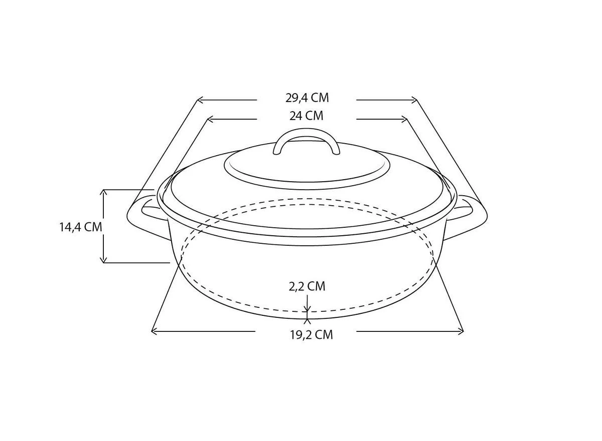 BK Fortalit Braadpan Ø 24 Cm / 2,5L - Emaille - Inductie 3 BK Fortalit Braadpan Ø 24 Cm / 2,5L - Emaille - Inductie - Afbeelding 3