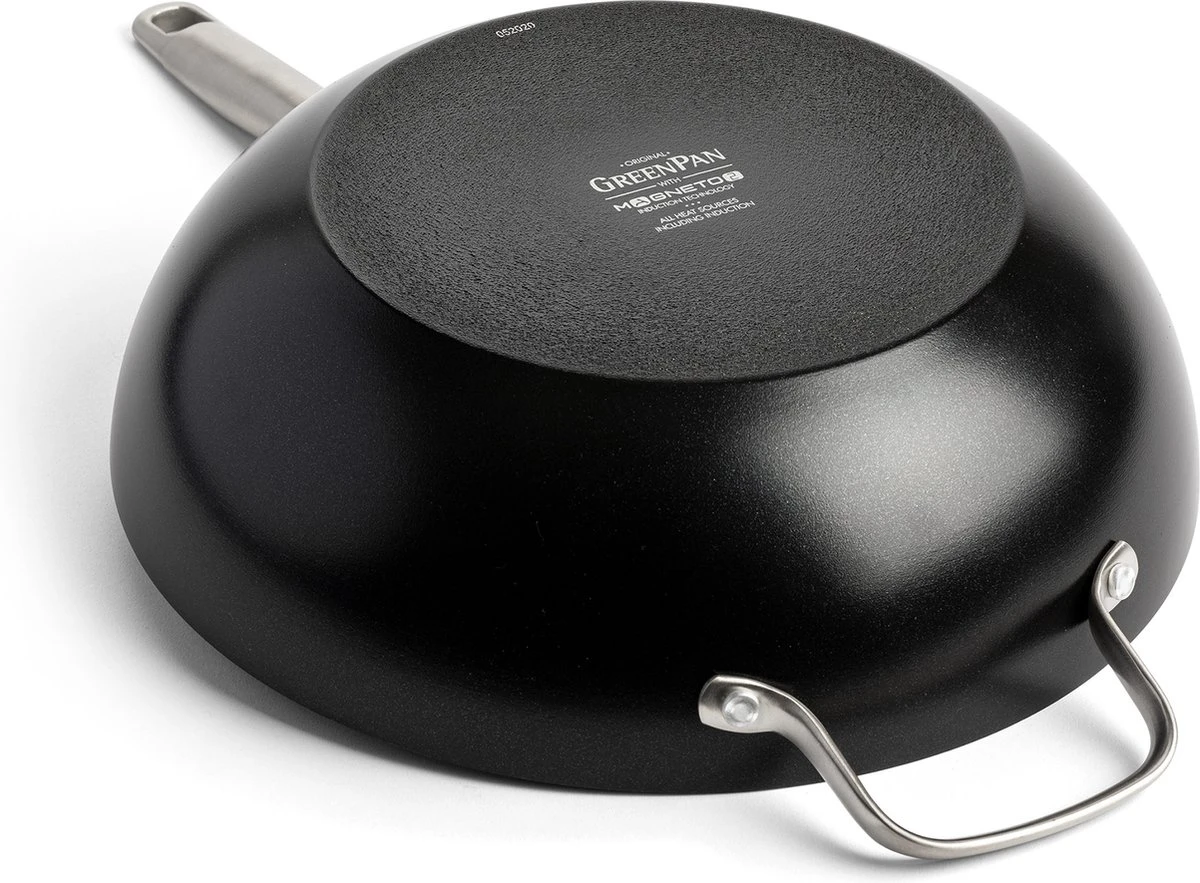 GreenPan Copenhagen Wok Met Extra Handvat 30cm/4.8L 4 GreenPan Copenhagen Wok Met Extra Handvat 30cm/4.8L - Afbeelding 4
