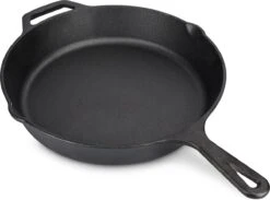 Navaris Gietijzeren Koekenpan - Braadpan Van Gietijzer - Ronde Skillet - Geschikt Voor Alle Warmtebronnen - Ø 30 Cm - Ovenbestendig Tot 260 Graden -PannenPunt Aanbiedingen Winkel 1200x888 1