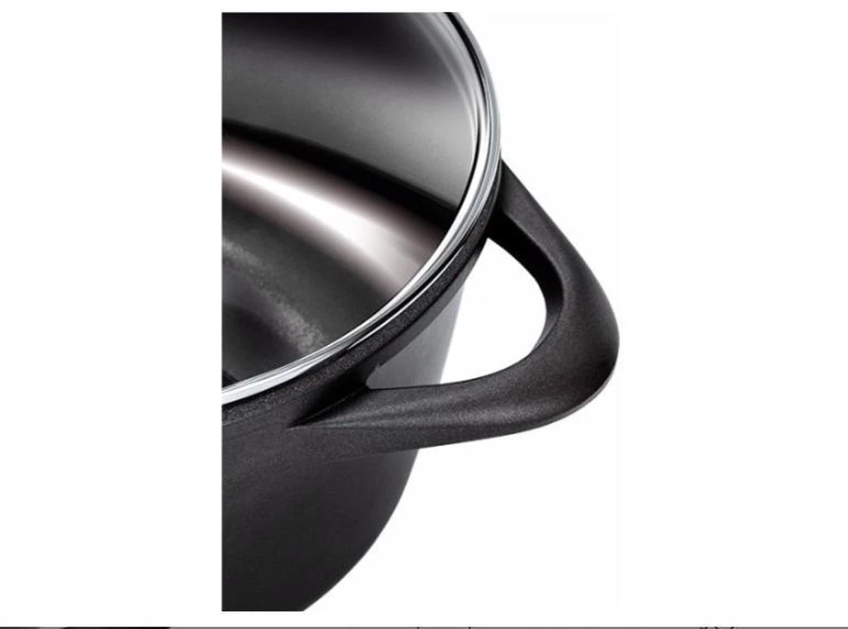 Smile 10-delige Pannenset - Type MGK-12 - Zwart 3 Smile 10-delige Pannenset - Type MGK-12 - Zwart - Afbeelding 3