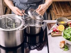 BK Q-linair Master Glas Pannenset - 5-delig - Glazen Deksel - Veilig Afgietsysteem - Inductie -PannenPunt Aanbiedingen Winkel 1200x900 6