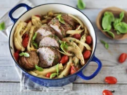 BK Bourgogne Braadpan Ø 24 Cm - Blauw - Gietijzer - Inductie -PannenPunt Aanbiedingen Winkel 1200x900 62