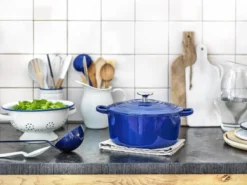 BK Bourgogne Braadpan Ø 24 Cm - Blauw - Gietijzer - Inductie -PannenPunt Aanbiedingen Winkel 1200x900 63